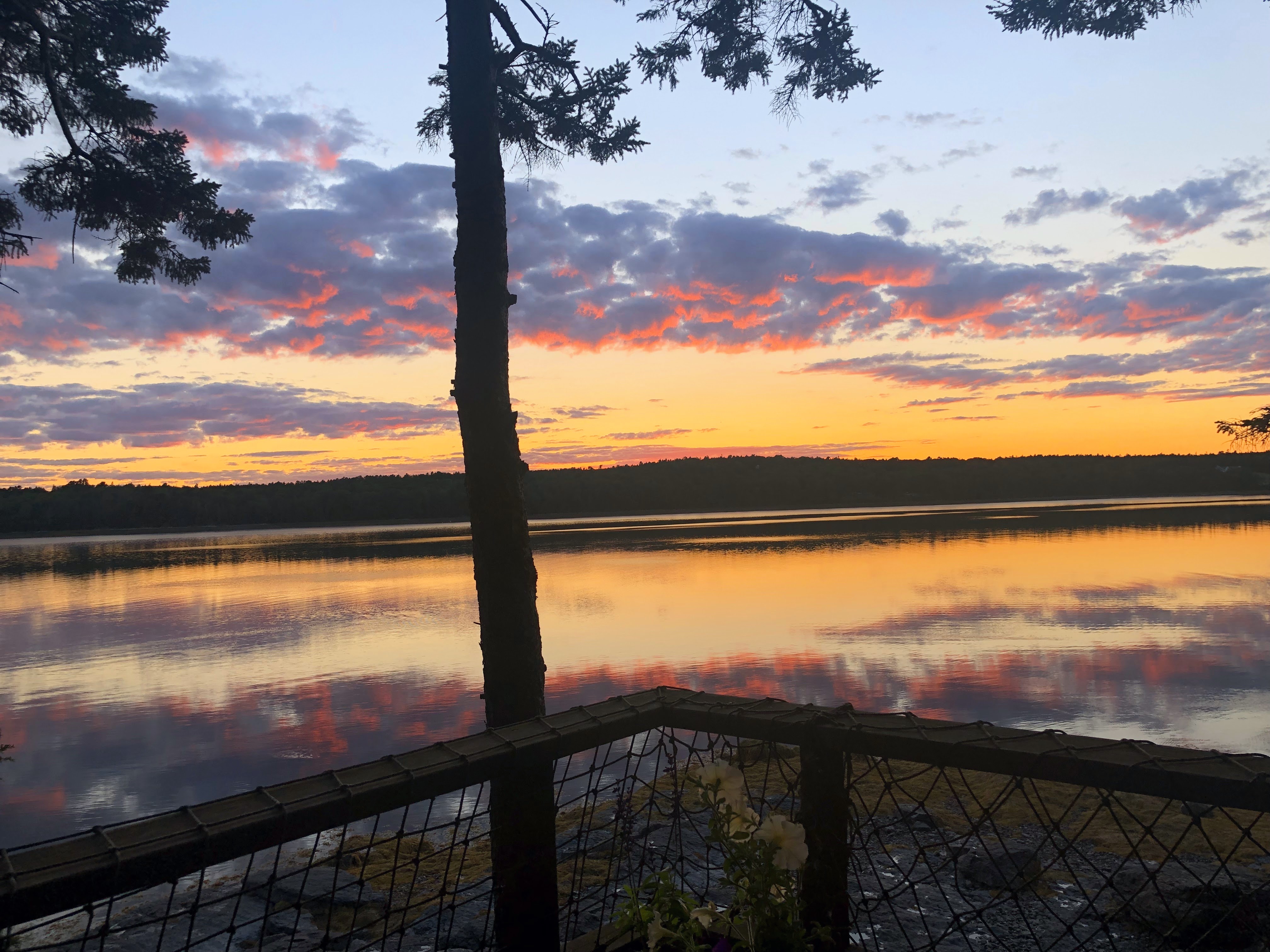 Maine Sunset Porch